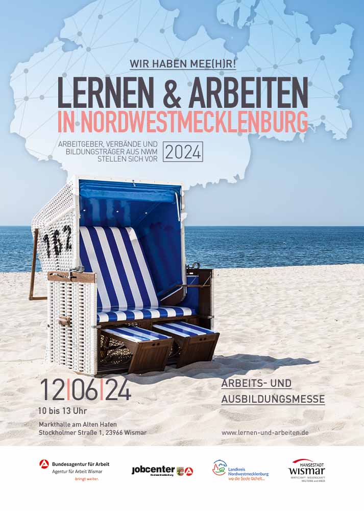 Mehr über den Artikel erfahren Messe „Lernen und Arbeiten in Nordwestmecklenburg“ 2024